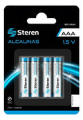 Paquete De 4 Pilas Alcalinas Aaa Bat-aaa4