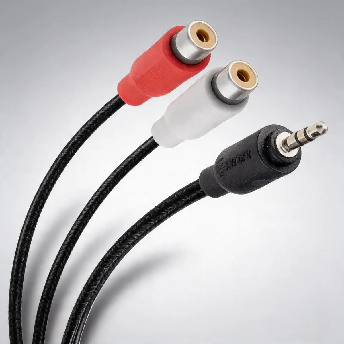 Cable Adaptador Aux Y Rca De 2 Rca Hembras A 1 Aux Macho Ste