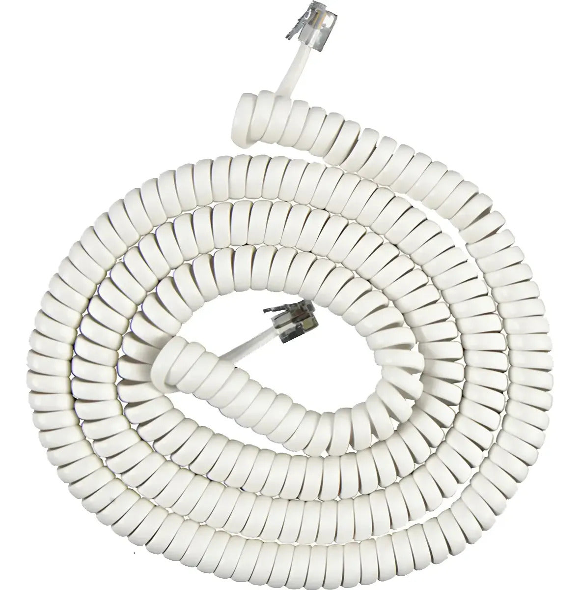 Cable Telefónico Espiral De 7m Para Teléfonos De Linea